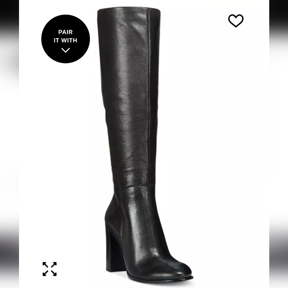Kenneth Cole New YorkWomen's Justin Block-Heel Tall Knee High Boots - Picture 11 of 14